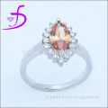 Latest Christmas Designer Gemstone Ring Gemstone Ring 925 Sterling Silver Rings with Zirconia